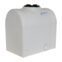 15 Gallon Natural Tamco® Loaf Tank with 5" Lid & 3/4" Side Fitting - 19-3/8" L x 12-3/8" W x 21" Hgt.