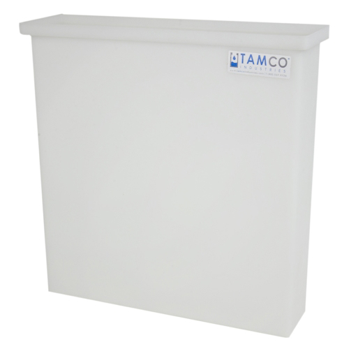 25 Gallon Natural Polyethylene Tamco® Tank - 24" L x 8" W x 30" Hgt. (Cover Sold Separately)