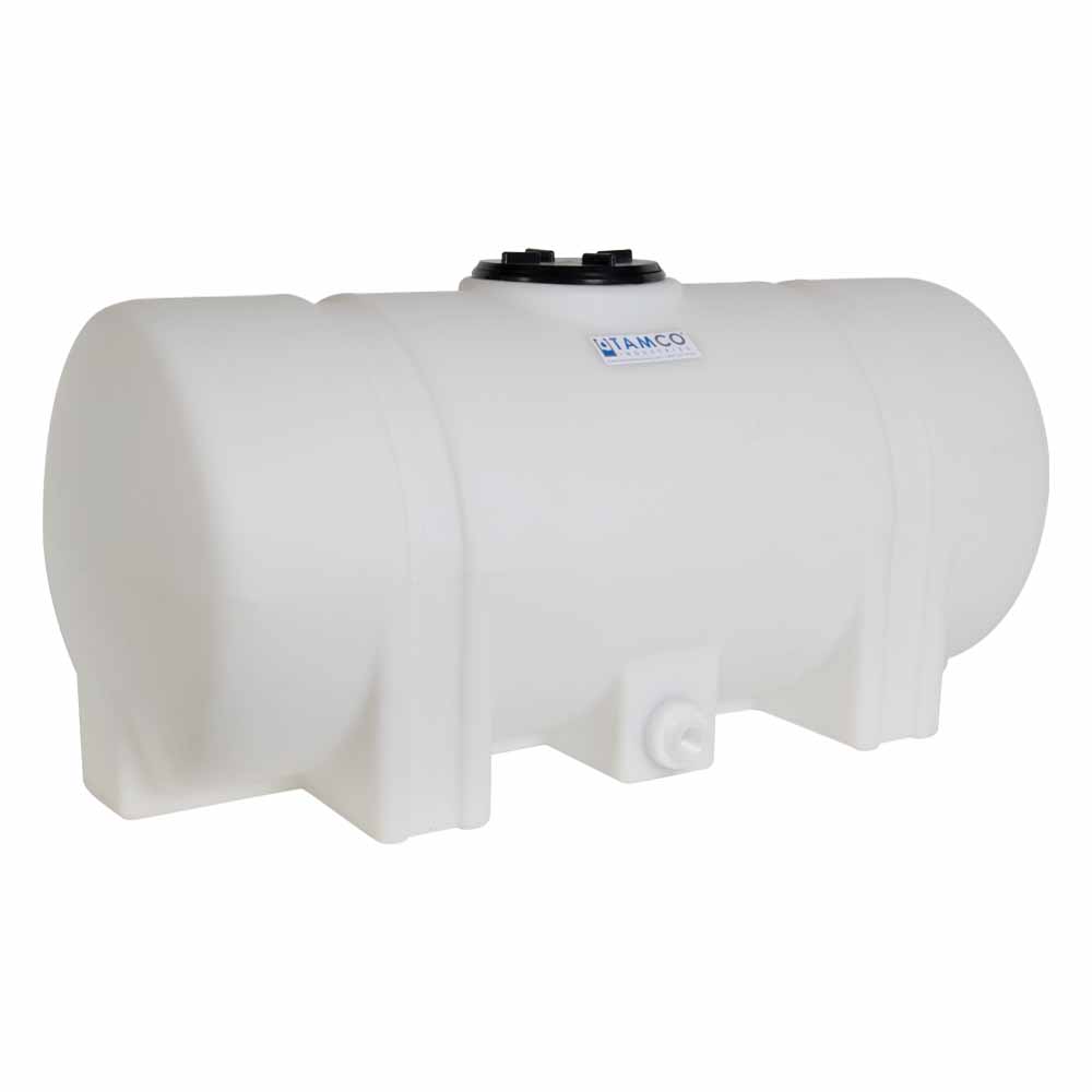 25 Gallon Natural Tamco® Leg Tank with 5" Lid & 3/4" Side Fitting - 37" L x 16" W x 17" Hgt.