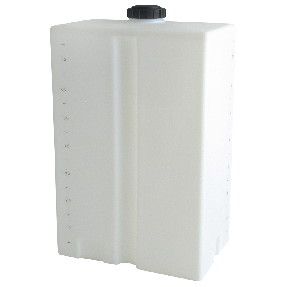 Water service エコフレンドリー ホワイト 80 Gallon Heavy-Duty Natural Specialty Tank with 5