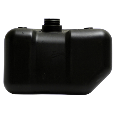2-1/2 Gallon Black Multi Purpose Tank - 12.75" L x 7.86 W x 7.75" Hgt. (2.25" Neck)