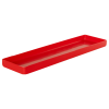 20" L x 6" W x 1-1/4" Hgt. Red Tamco® Tray
