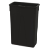 23 Gallon Black Slim Container