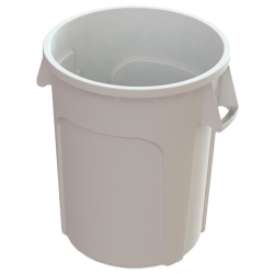 32 Gallon White Value Plus Trash Container