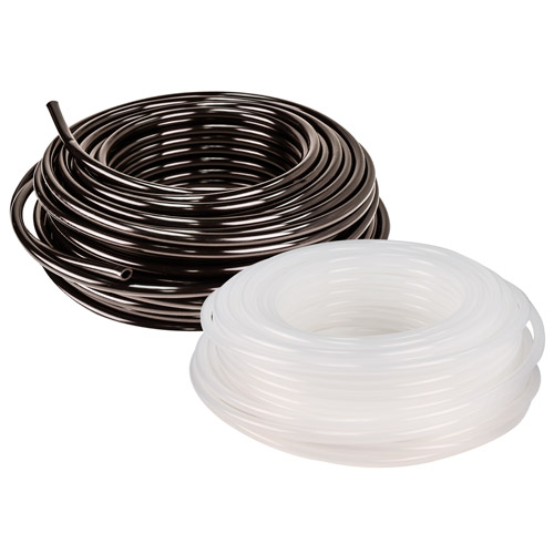100 Ft 3//8 ID x 1//2 OD x .062 Wall Black NSF-51 Polypropylene Tubing