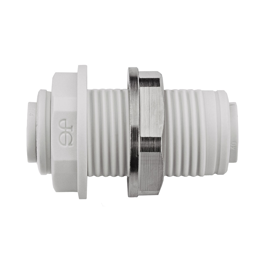 3/8" Tube OD Bulkhead Union U.S. Plastic Corp.