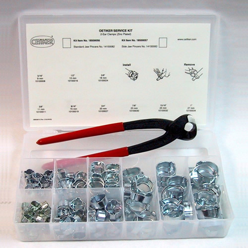 2-Ear Clamp Service Kit with Standard Jaw Pincer 2-Ear Clamp Service Kit with Standard Jaw Pincer