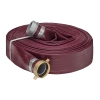 1.5" Red Heavy Duty PVC Water Discharge Hose Assembly w/Pin Lug Female & Male Ends