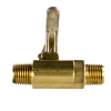 SMC 027 Series Brass 1/4" Two-way Ball Valves