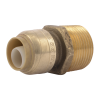 1/2" Push-to-Connect x 3/4" MNPT SharkBite® Brass Reducing Male Connector