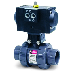 Hayward® PMDTB & PMSTB Series Pneumatic Actuators & True Union Ball Valves