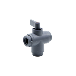 Plastic Ball Valve 1 way shut off with viton seals 1//4/" barb/'s 125 PSI Max.