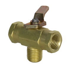 SMC 3-Way 727 Series Brass Ball Valve