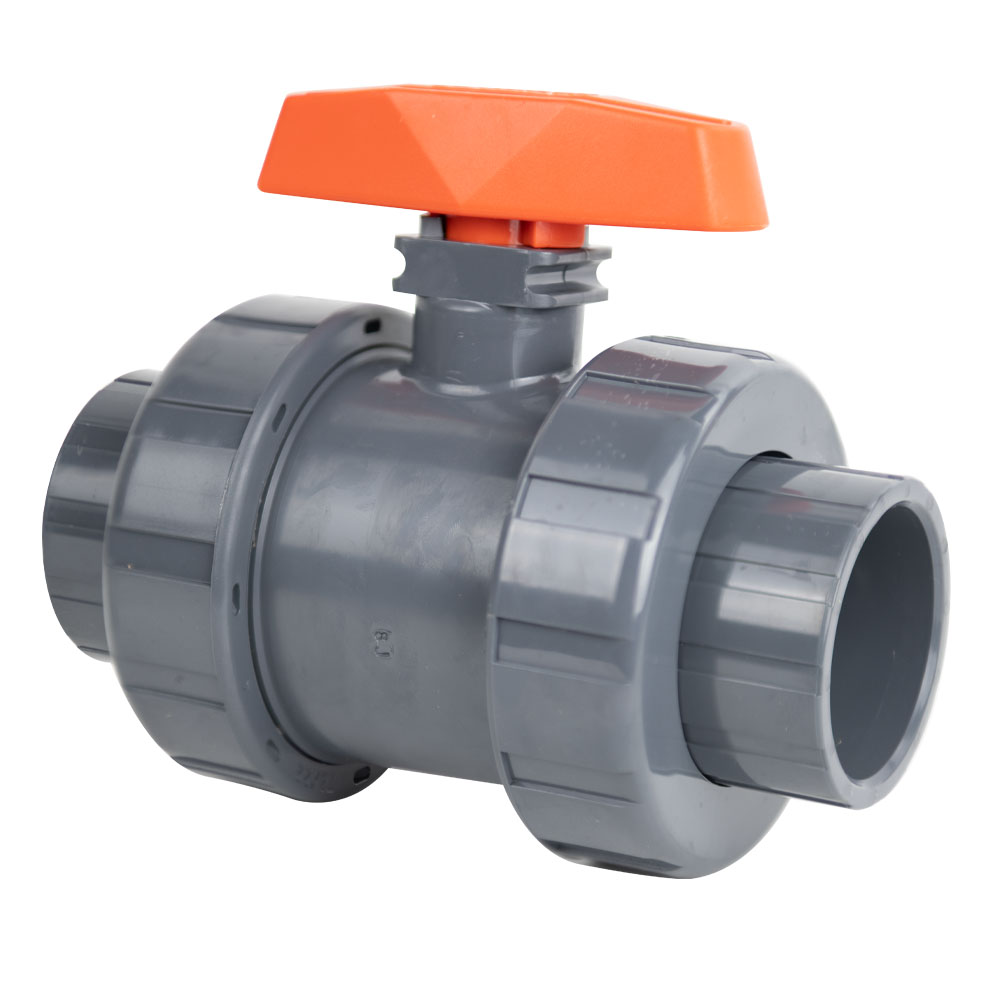 3" Socket PVC TB Series Ball Valve with EPDM Orings U.S. Plastic Corp.