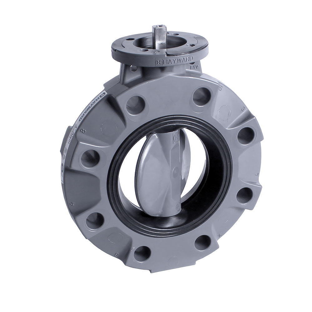 3" Hayward® BYV Series Butterfly Valve - Actuation Ready