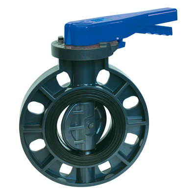 4" PVC Economy Butterfly Valve with EPDM Seal & O-rings
