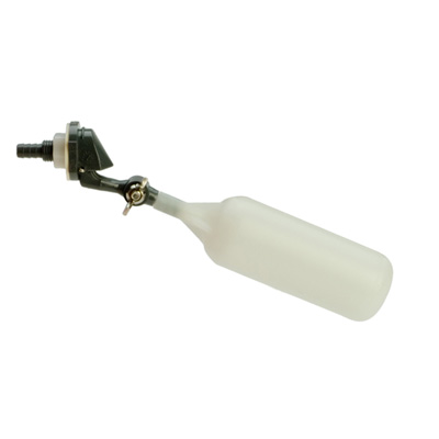 PVC Mini Adjustable Float Valve With 1/4" Barbed Inlet