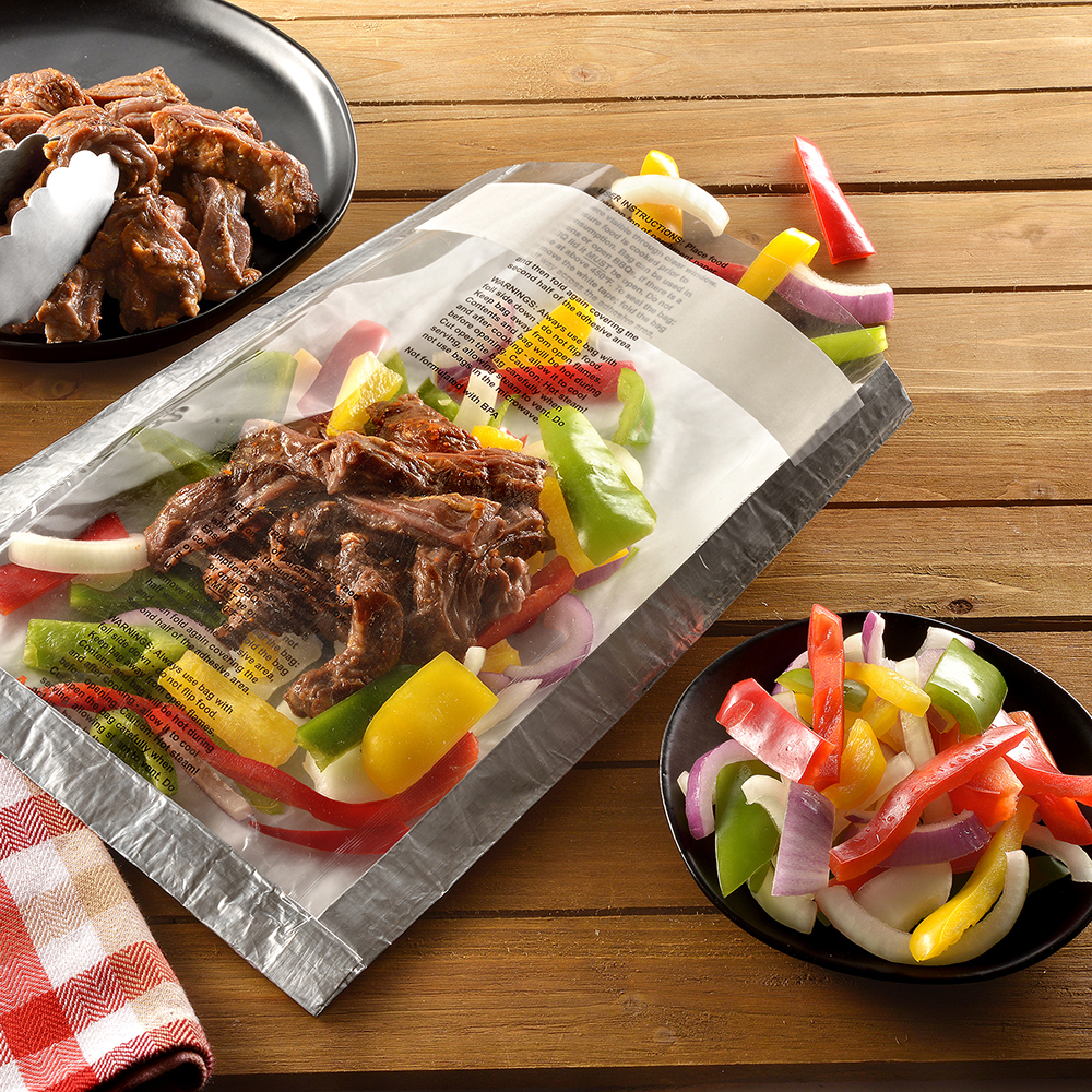 8-7/8" x 10-3/4" Brown Heat Seal Microwave & Oven Bags