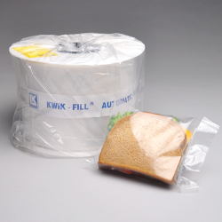 6" x 8" x 1.4 mil  Tuf-R ® Kwik-Fill ® Bags with Vertical Perforation