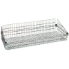 Chrome Basket Shelves 48" L x 24" W x 10" Hgt.