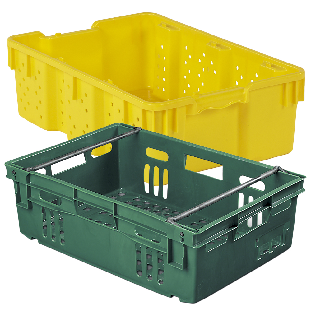 LEWISBins+® Stack-N-Nest Ventilated Agricultural Containers | U.S. Plastic  Corp.