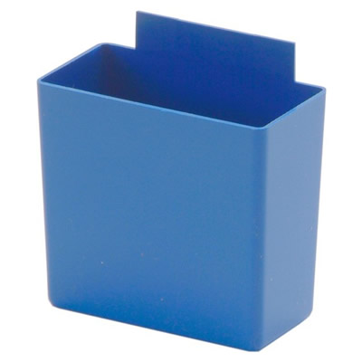 3-1/4" L x 1-3/4" W x 3" Hgt. Small Blue Bin Cup