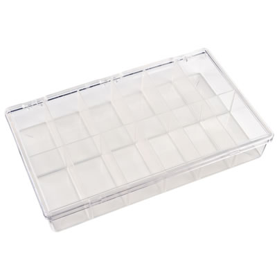 K-Series Box with 12 Compartments (1 Size) - 10-1/2" L x 6-3/16" W x 1-9/16" Hgt.