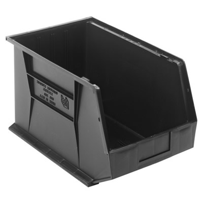 Black Quantum® Ultra Series Stack & Hang Bin - 18" L x 11" W x 10" Hgt.