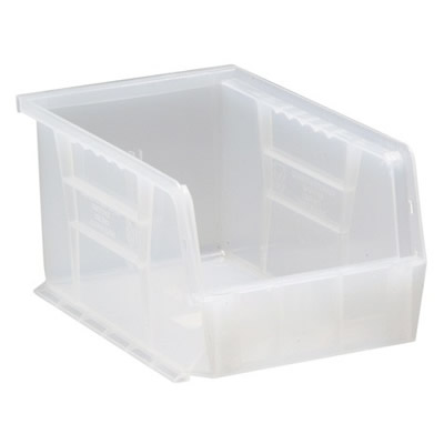 9-1/4" L x 6" W x 5" Hgt. Quantum® Clear-View Ultra Series Stack & Hang Bin