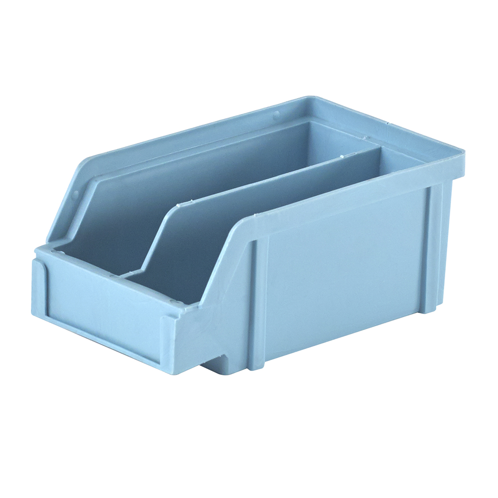3-1/2" L x 4" W x 2" Hgt. Plastibox® Parts Bin with 2 Compartments