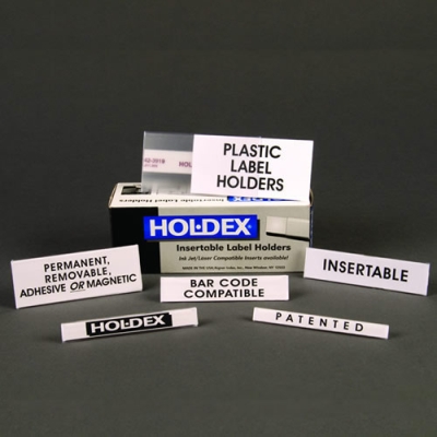 HOL•DEX® Permanent Self-Adhesive Label Holders