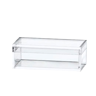 Clear Polystyrene Box with Tall Lid - 1" L x 2" W x 3/4" Hgt. (Case of 32)