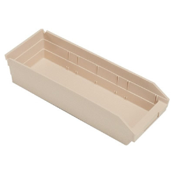 Ivory Quantum® Economy Shelf Bin - 17-7/8" L x 6-5/8" W x 4" Hgt.
