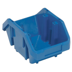9-1/2" L x 6-5/8" W x 5" Hgt. Blue QuickPick Double Sided Bin