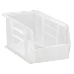 10-7/8" L x 5-1/2" W x 5" Hgt. Quantum® Clear-View Ultra Series Stack & Hang Bin