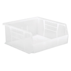 10-7/8" L x 11" W x 5" Hgt. Quantum® Clear-View Ultra Series Stack & Hang Bin