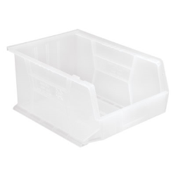16" L x 11" W x 8" Hgt. Quantum® Clear-View Ultra Series Stack & Hang Bin