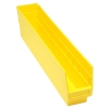 23-5/8" L x 4-1/8" W x 6" Hgt. Yellow Quantum® Store-More Shelf Bin