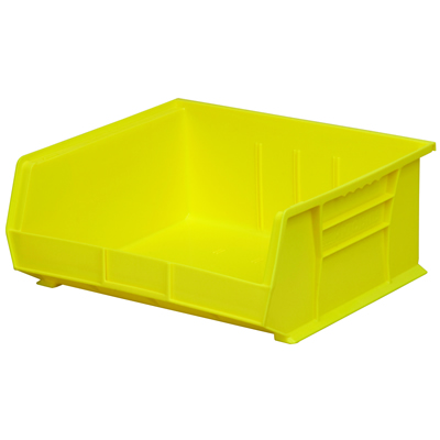 14-3/4" L x 16-1/2" W x 7" Hgt. OD Yellow Storage Bin