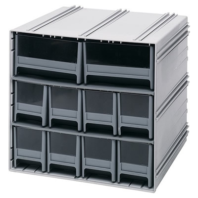 Interlocking Storage Cabinet with 8 IDR 202 & 2 IDR 204 Drawers