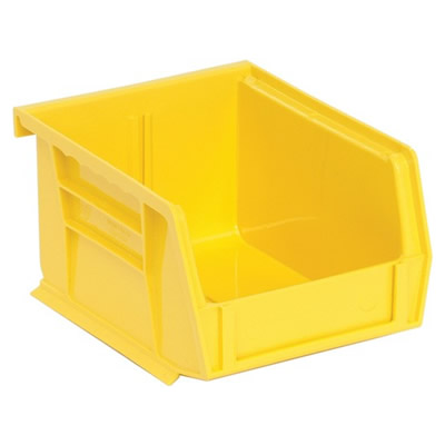 Yellow Quantum® Ultra Series Stack & Hang Bin - 5" L x 4-1/8" W x 3" Hgt.