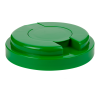120mm Snap Top Cap for Towel Wipe Canister- Green