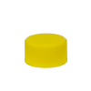 24/414 Yellow Polypropylene Ribbed Cap with F217 Liner