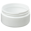8 oz. White PET Straight-Sided Round Jar with 89/400 Neck (Cap Sold Separately)