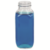 16 oz. Wide Mouth French Square Glass Bottle with 48/400 Neck  (Cap Sold Separately)