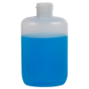 2 oz. Natural HDPE Oval Bottle with 20/410 Neck  (Cap Sold Separately)