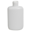 2 oz. White HDPE Oval Bottle with 20/410 Neck  (Cap Sold Separately)