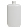 8 oz. White HDPE Oval Bottle with 24/410 Neck  (Cap Sold Separately)