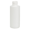 2 oz. White HDPE Cylindrical Sample Bottle with 20/410 Neck (Cap Sold Separately)