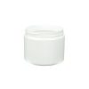 6 oz. White PET Straight-Sided Round Jar with 70/400 Neck (Cap Sold Separately)